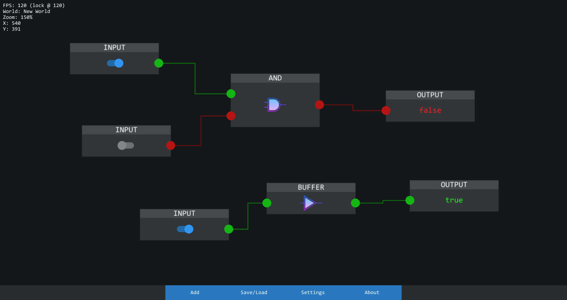 Logic Gate Simulator screenshot